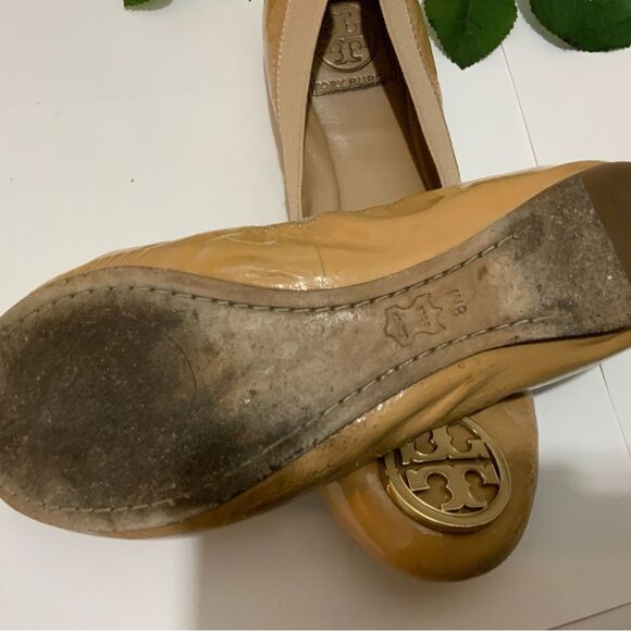 Tory Burch Caroline Patent Ballet Flats 8M - Picture 5 of 11